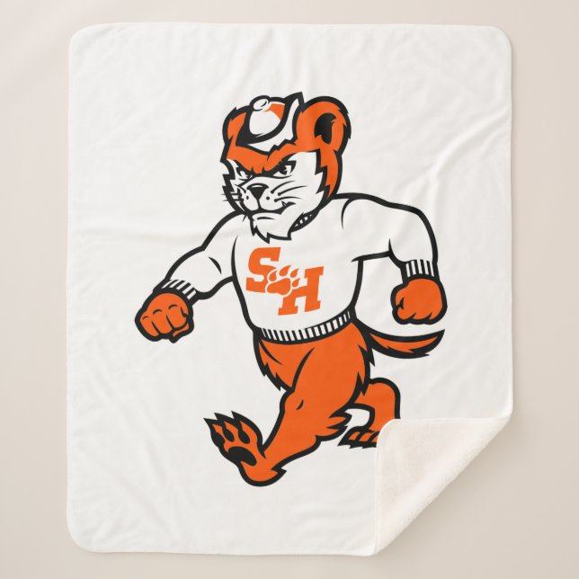Sam Houston State University Bearkat Sherpa Blanket (Front)