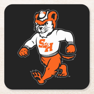 Sam Houston State University Bearkat Square Paper Coaster