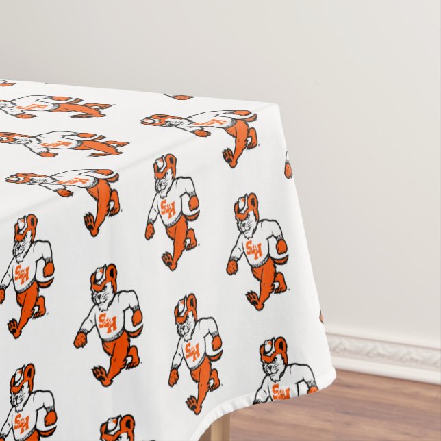 Sam Houston State University Bearkat Tablecloth (In Situ)