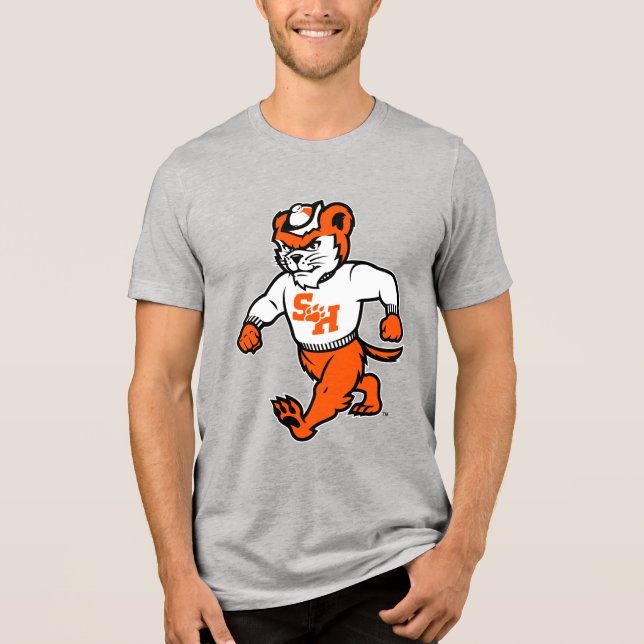 Sam Houston State University Bearkat Tri-Blend Shirt (Front)