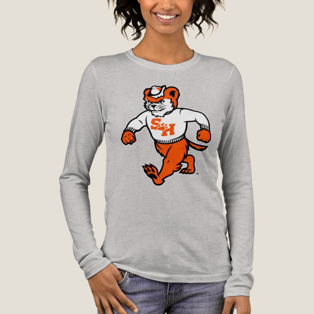 Sam Houston State University Bearkat Tri-Blend Shirt (Front)