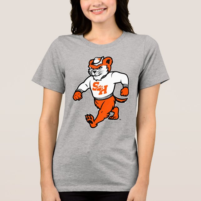 Sam Houston State University Bearkat Tri-Blend Shirt (Front)