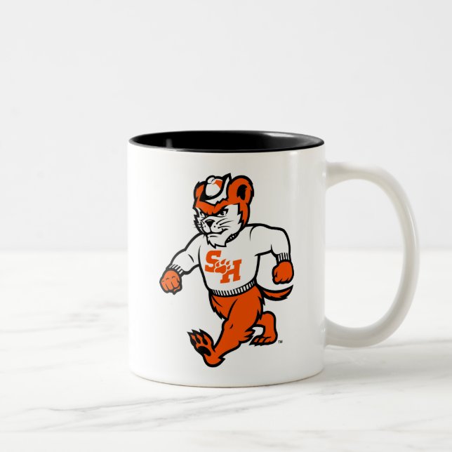 Sam Houston State University Bearkat Two-Tone Coffee Mug (Right)