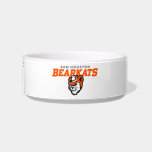 Sam Houston State University Bearkats Mascot Head<br><div class="desc">This dynamic design proudly showcases the official logo of the Sam Houston State University Bearkats. The words "SAM HOUSTON" are presented in a clean, bold typeface above the powerful word "BEARKATS, " which is rendered in a larger, slanted font. Below the wordmark, a stylized mascot head is prominently displayed, with...</div>