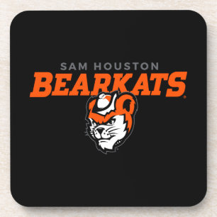 Sam Houston State University Bearkats Mascot Head Beverage Coaster