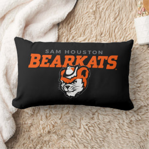 Sam Houston State University Bearkats Mascot Head Lumbar Pillow