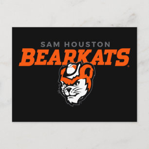 Sam Houston State University Bearkats Mascot Head Postcard