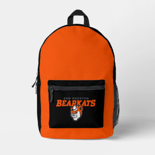 Sam Houston State University Bearkats Mascot Head Printed Backpack