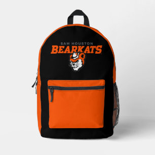 Sam Houston State University Bearkats Mascot Head Printed Backpack