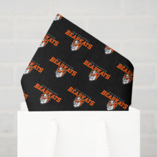 Sam Houston State University Bearkats Mascot Head Tissue Paper