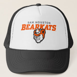 Sam Houston State University Bearkats Mascot Head Trucker Hat