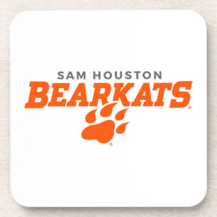 Sam Houston State University Bearkats Paw Print Beverage Coaster