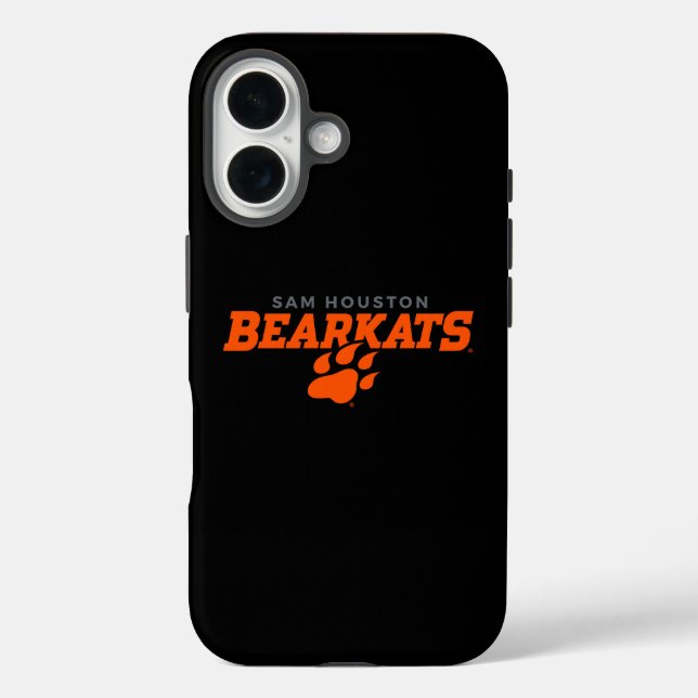 Sam Houston State University Bearkats Paw Print Case-Mate iPhone Case (Back)