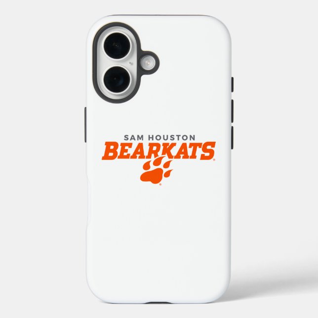 Sam Houston State University Bearkats Paw Print Case-Mate iPhone Case (Back)