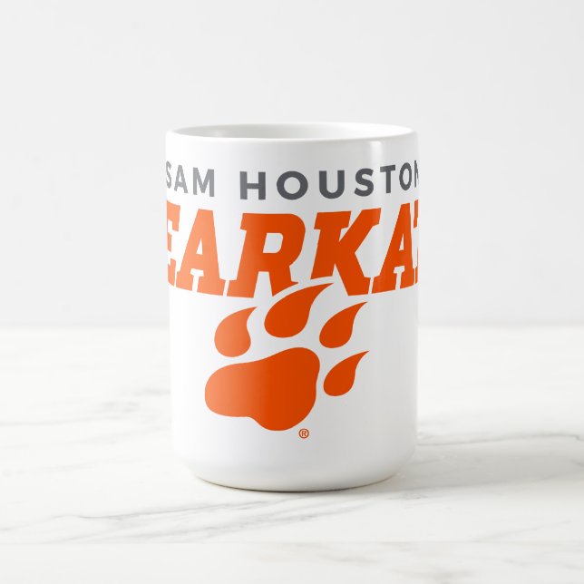 Sam Houston State University Bearkats Paw Print Coffee Mug (Center)