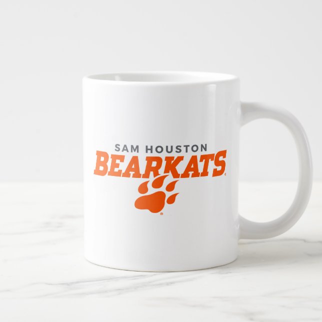 Sam Houston State University Bearkats Paw Print Giant Coffee Mug (Right)
