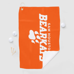Sam Houston State University Bearkats Paw Print Golf Towel