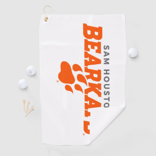 Sam Houston State University Bearkats Paw Print Golf Towel