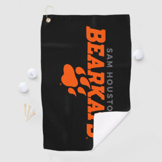 Sam Houston State University Bearkats Paw Print Golf Towel