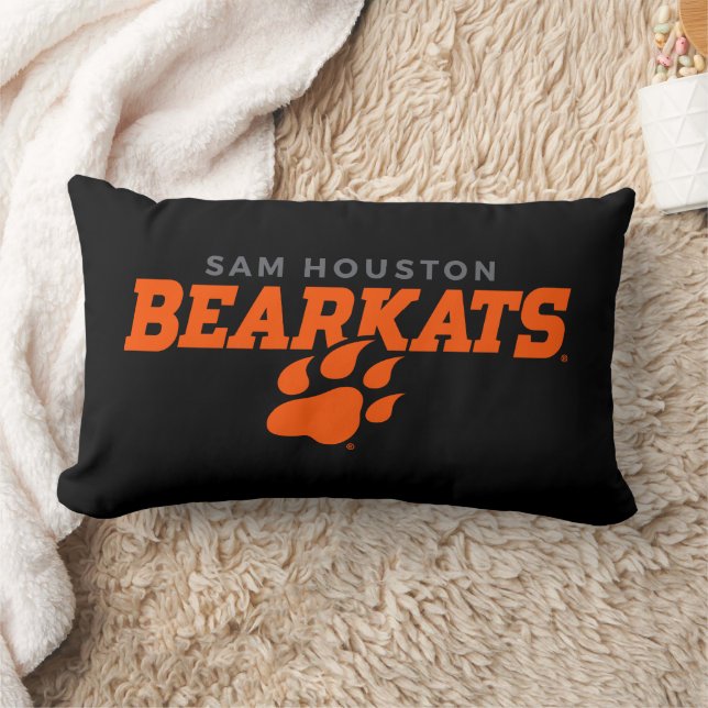 Sam Houston State University Bearkats Paw Print Lumbar Pillow (Blanket)
