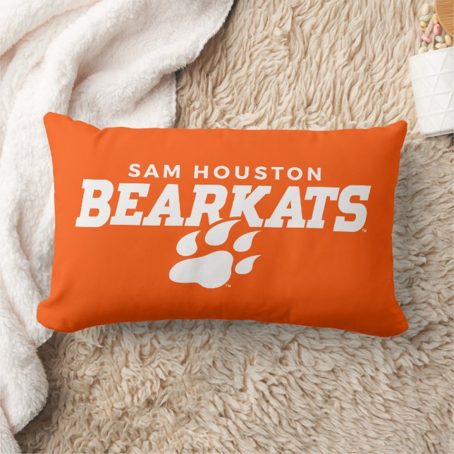 Sam Houston State University Bearkats Paw Print Lumbar Pillow (Blanket)