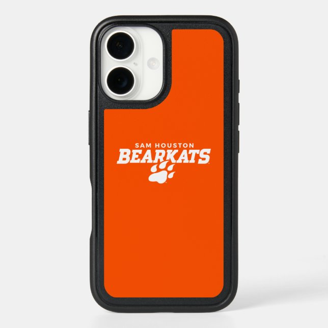 Sam Houston State University Bearkats Paw Print Otterbox iPhone Case (Back)