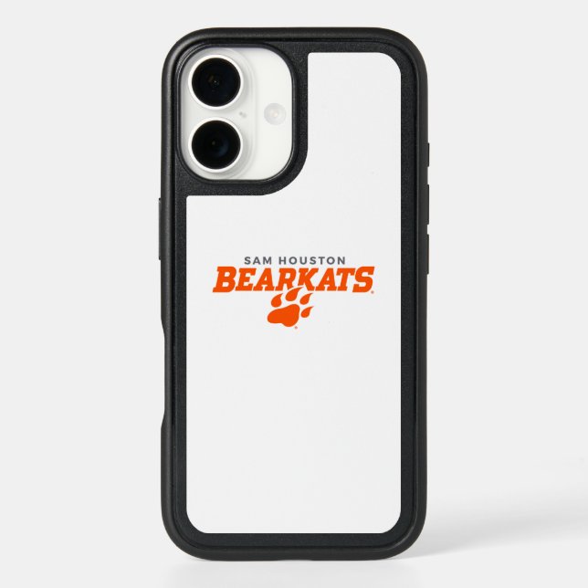 Sam Houston State University Bearkats Paw Print Otterbox iPhone Case (Back)