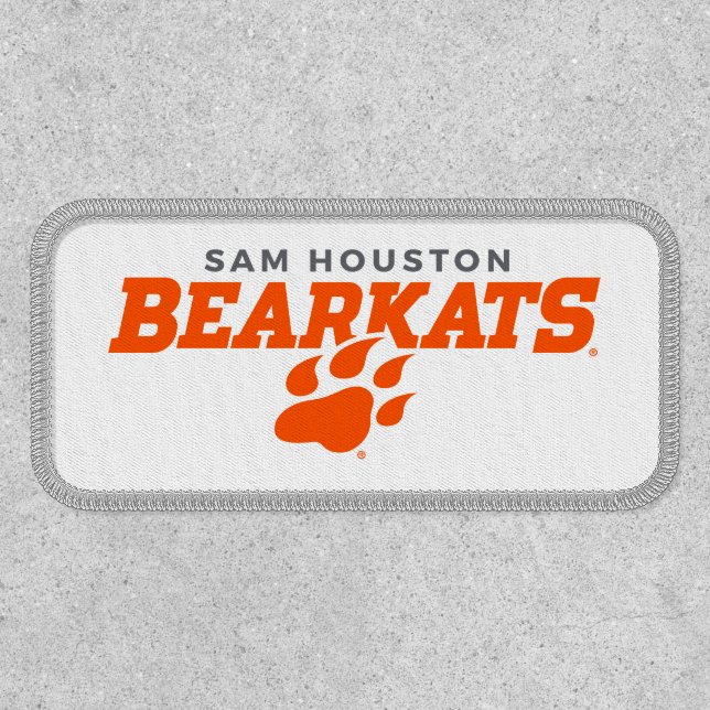 Sam Houston State University Bearkats Paw Print Patch (Front)