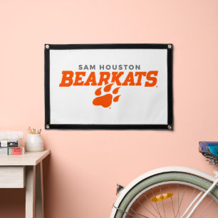 Sam Houston State University Bearkats Paw Print Pennant