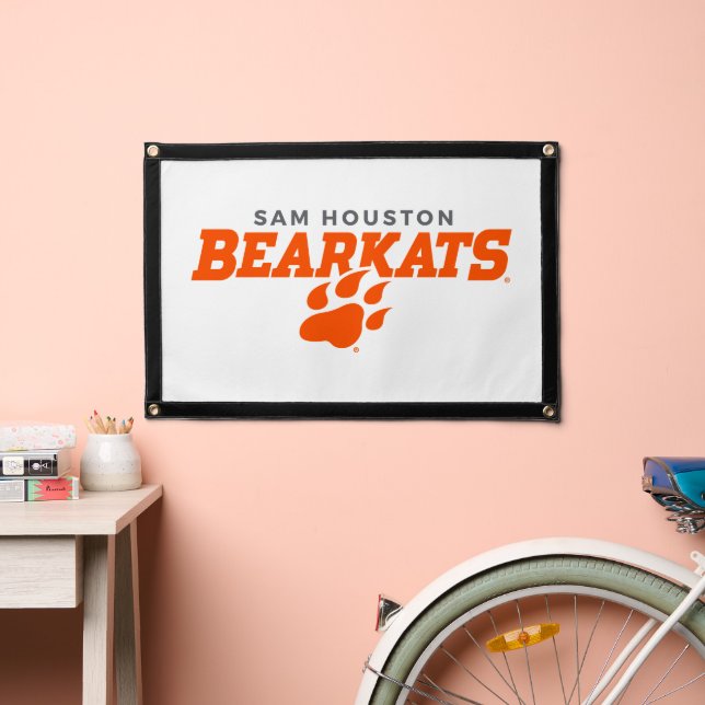 Sam Houston State University Bearkats Paw Print Pennant (Insitu 2)