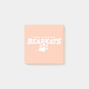 Sam Houston State University Bearkats Paw Print Post-it Notes