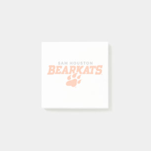 Sam Houston State University Bearkats Paw Print Post-it Notes