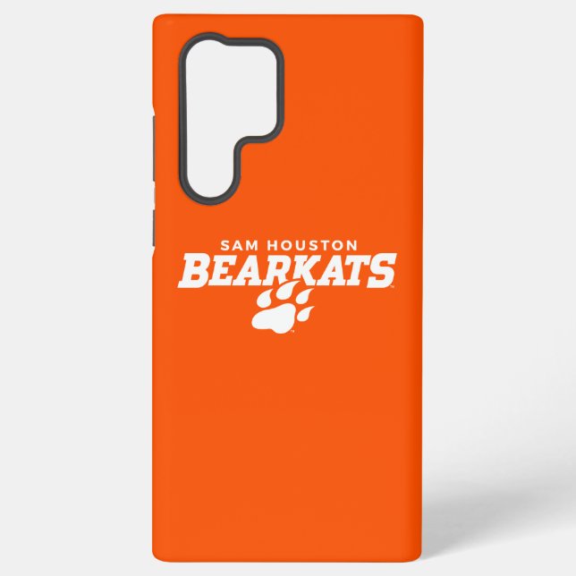 Sam Houston State University Bearkats Paw Print Samsung Galaxy Case (Back)