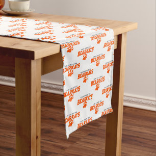 Sam Houston State University Bearkats Paw Print Short Table Runner