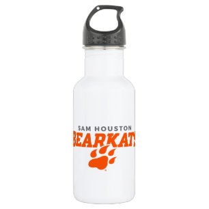 Sam Houston State University Bearkats Paw Print Stainless Steel Water Bottle