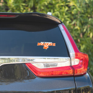 Sam Houston State University Bearkats Paw Print Sticker