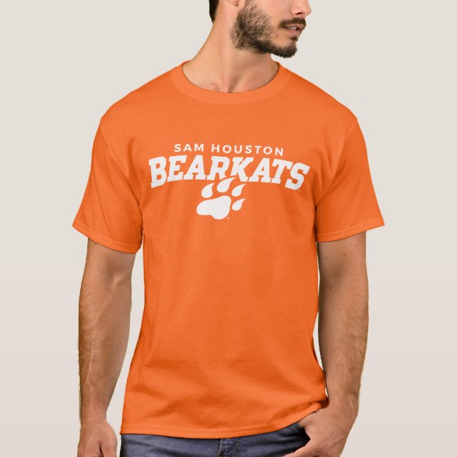 Sam Houston State University Bearkats Paw Print T-Shirt (Front)