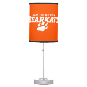 Sam Houston State University Bearkats Paw Print Table Lamp