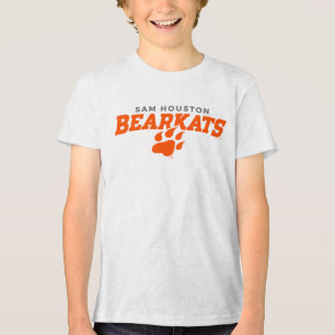 Sam Houston State University Bearkats Paw Print Tri-Blend Shirt