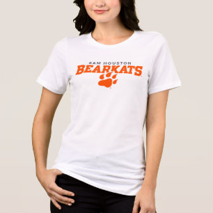 Sam Houston State University Bearkats Paw Print Tri-Blend Shirt