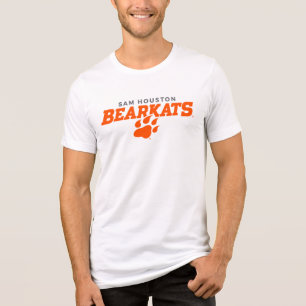 Sam Houston State University Bearkats Paw Print Tri-Blend Shirt