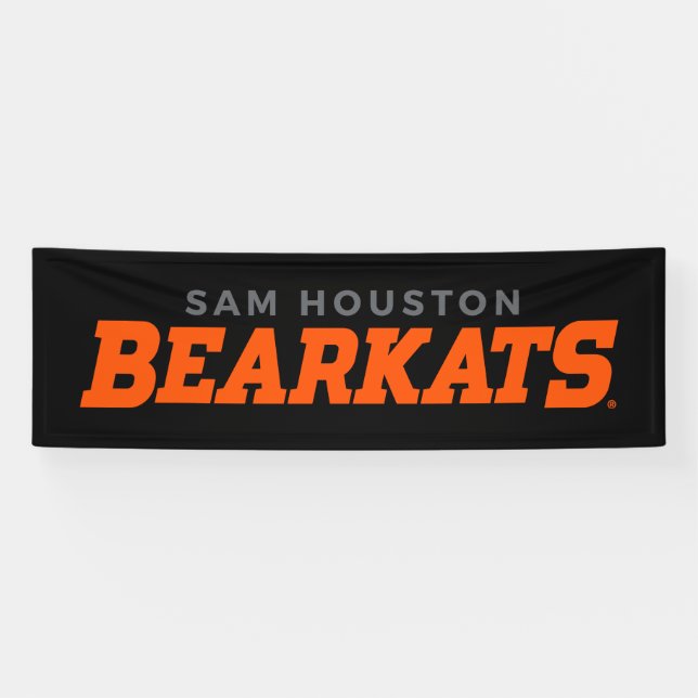 Sam Houston State University Bearkats Wordmark Banner (Horizontal)
