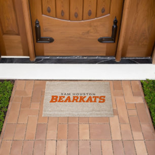Sam Houston State University Bearkats Wordmark Fiber Doormat
