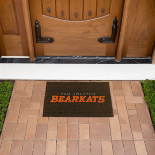 Sam Houston State University Bearkats Wordmark Fiber Doormat