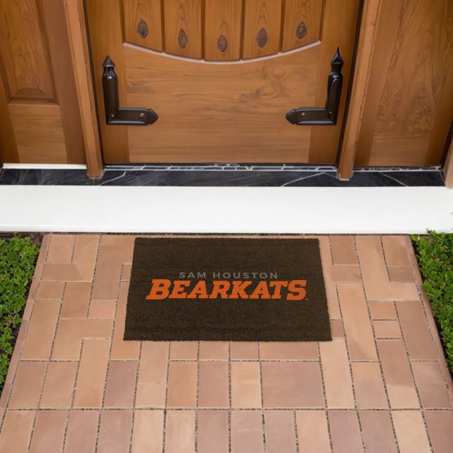 Sam Houston State University Bearkats Wordmark Fiber Doormat (Insitu (Outdoor))