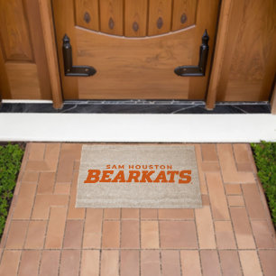 Sam Houston State University Bearkats Wordmark Fiber Doormat