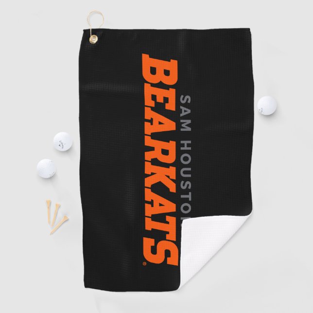 Sam Houston State University Bearkats Wordmark Golf Towel (InSitu)