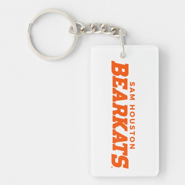 Sam Houston State University Bearkats Wordmark Keychain (Front)