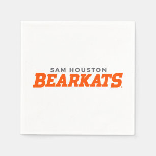 Sam Houston State University Bearkats Wordmark Napkins