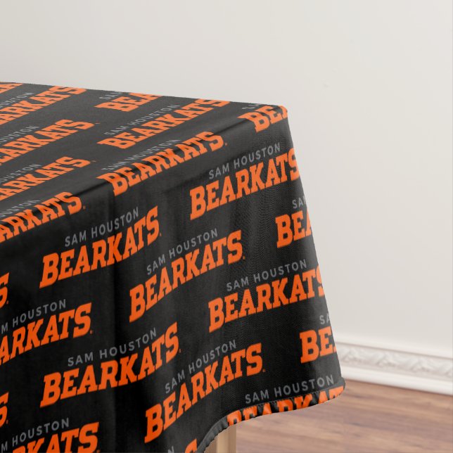 Sam Houston State University Bearkats Wordmark Tablecloth (In Situ)